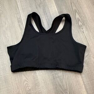 Youth Black Sports Bra